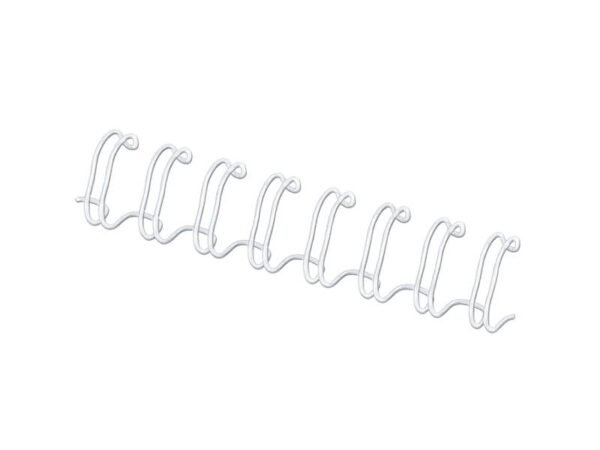 Dorsi metallici FELLOWES bianco 6 mm - - capacit… 1-35 fogli conf.100 - 53215