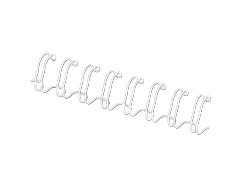 Dorsi metallici FELLOWES bianco 12 mm – – capacit… 81-100 fogli conf.100 – 53270