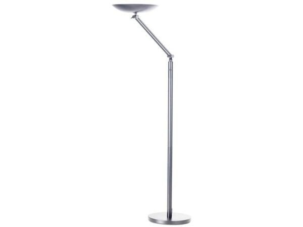 Lampada a terra a led UNILUX Varialux articolata grigio metallizzato 400090471