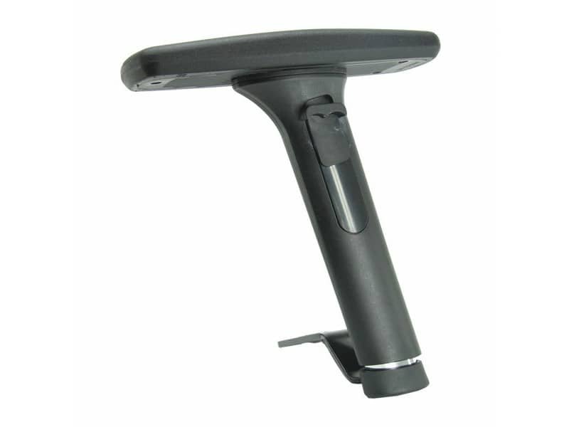 Coppia braccioli regolabili a T Unisit 3 D – nero – ACCBR3DR2
