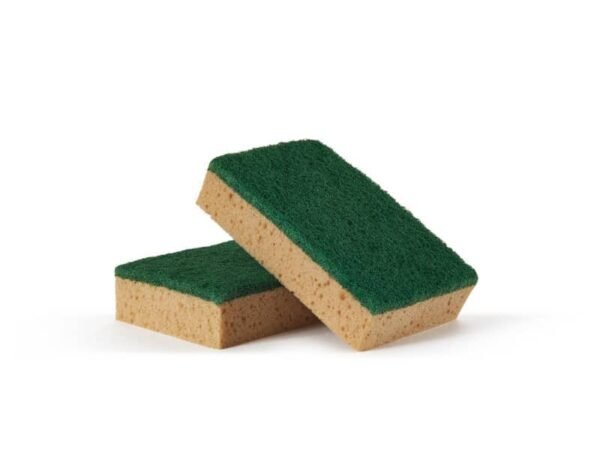 Spugna con abrasivo Perfetto factory Pro 800 spugna tabacco / abrasivo verde conf. 10 pz. - 0241C