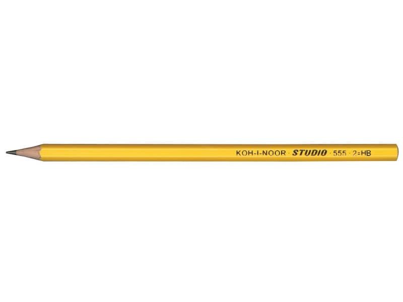 Matita in grafite KOH-I-NOOR Studio gradazione H conf. 12 pezzi – H555-3