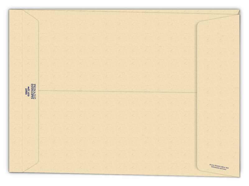 Buste a sacco con soffietto Pigna Envelopes Multi Strip Large 25+4 x 35 cm avana Conf. 250 pezzi – 0099083