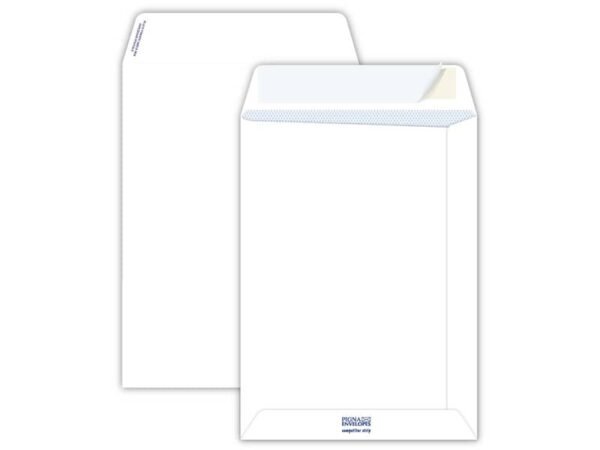 Buste a sacco Pigna Envelopes Competitor Strip 80 g/mý 190x260 mm bianco Conf. da 20 buste - 0654564
