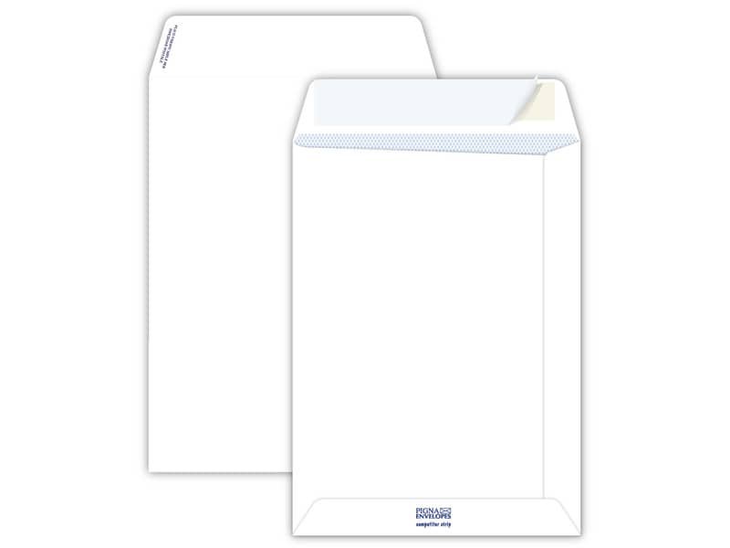 Buste a sacco Pigna Envelopes Competitor Strip 80 g/mý 190×260 mm bianco Conf. da 20 buste – 0654564