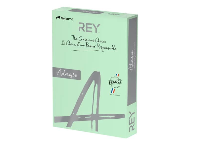 Carta colorata A4 Sylvamo Rey Adagio 160 g/mý verde – Risma da 250 fogli – ADAGI160X456