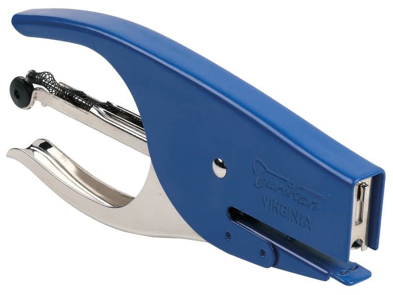 EC – Cucitrice manuale a pinza Turikan VIRGINIA passo 6 mm blu punto chiuso 0106B