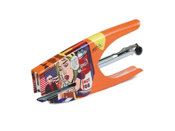 Cucitrice manuale a pinza POP OFFICE COLLECTION acciaio cromato POP FANTASY passo 6 008