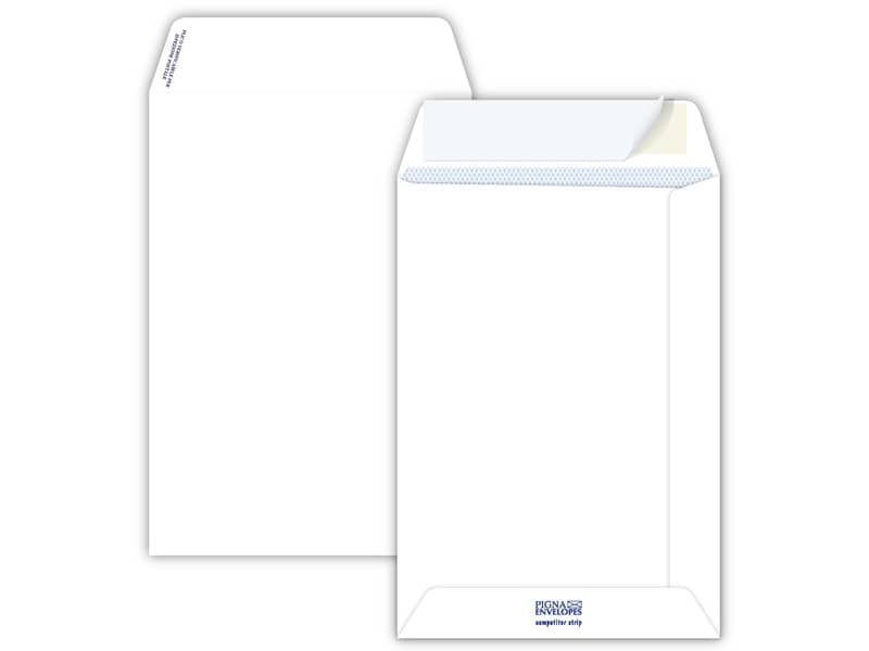 Buste a sacco Pigna Envelopes Competitor strip 80 g/mý 162×229 mm bianco Conf. da 20 buste – 0654555
