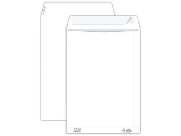 Buste a sacco bianche autoad. removibili Pigna Envelopes Competitor String 100 g/mý 250x353 mm  conf. 500 - 0099067