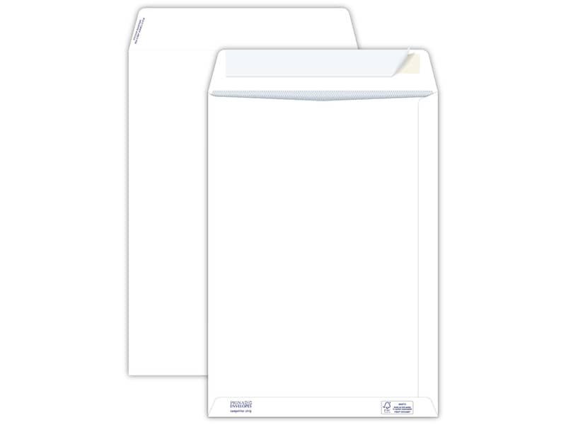 Buste a sacco bianche autoad. removibili Pigna Envelopes Competitor String 100 g/mý 250×353 mm  conf. 500 – 0099067