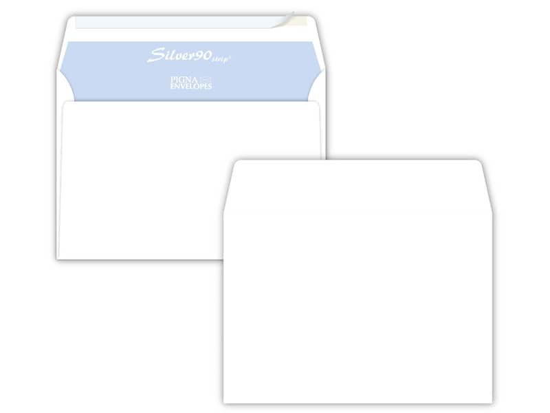 Buste senza finestra Pigna Envelopes Silver90 90 g/mý 162×229 mm bianco conf. 500 – 0207829