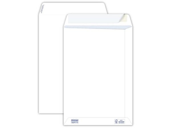 Buste a sacco bianche autoad. removibili Pigna Envelopes Competitor strip 80 g/mý 230x330 mm  conf. 500 - 0029481
