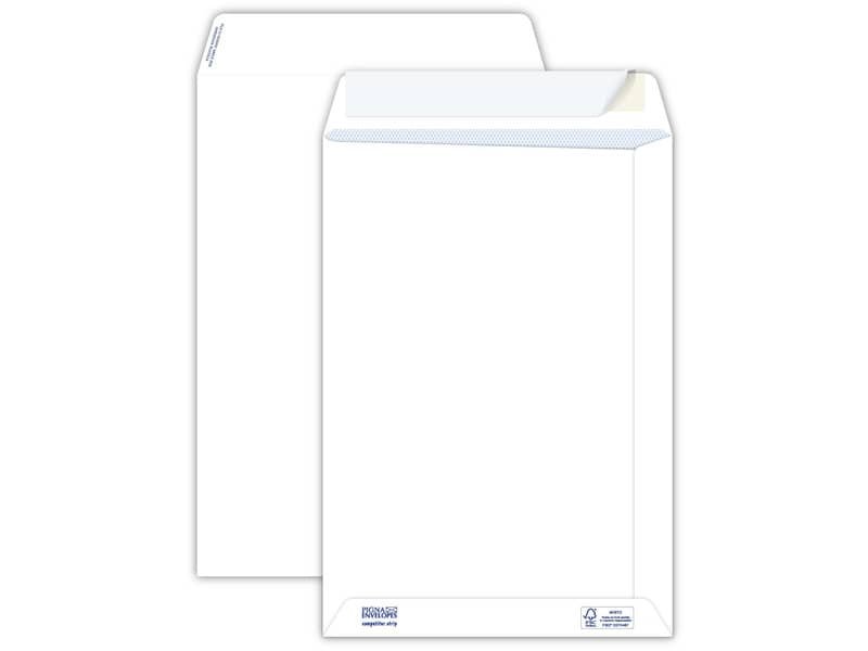 Buste a sacco bianche autoad. removibili Pigna Envelopes Competitor strip 80 g/mý 230×330 mm  conf. 500 – 0029481