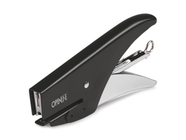 Cucitrice manuale a pinza OPENLINE passo 6 max 18 ff nero 0185N