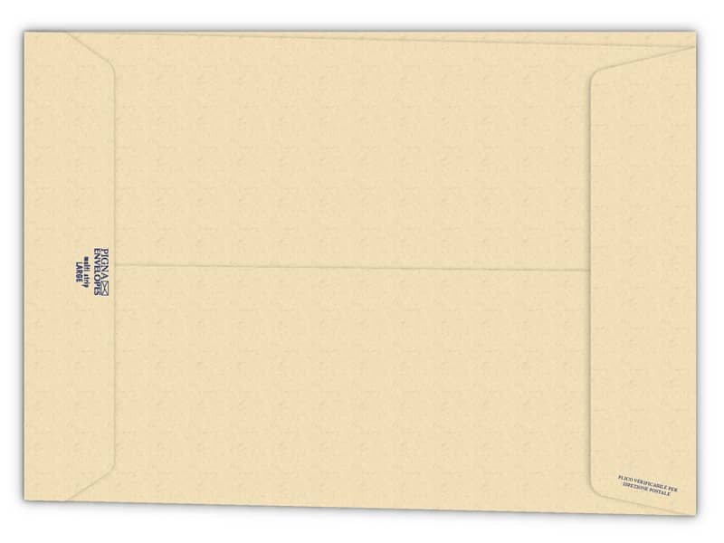 Buste a sacco con soffietto Pigna Envelopes Multi Strip Large 23+4 x 33 cm avana Conf. 250 pezzi – 0655241