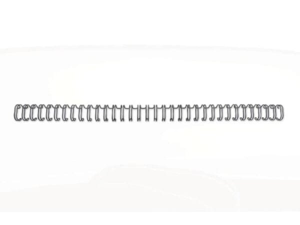 Spirali metalliche a 34 anelli GBC WireBind 14 mm a4 nero conf da 100 spirali - RG810910