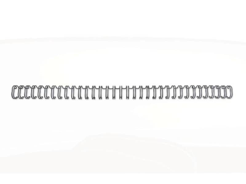 Spirali metalliche a 34 anelli GBC WireBind 14 mm a4 nero conf da 100 spirali – RG810910