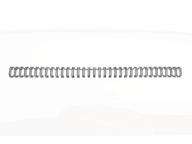 Spirali metalliche a 34 anelli GBC Wirebind 9 mm a4 nero conf da 100 spirali – RG810610