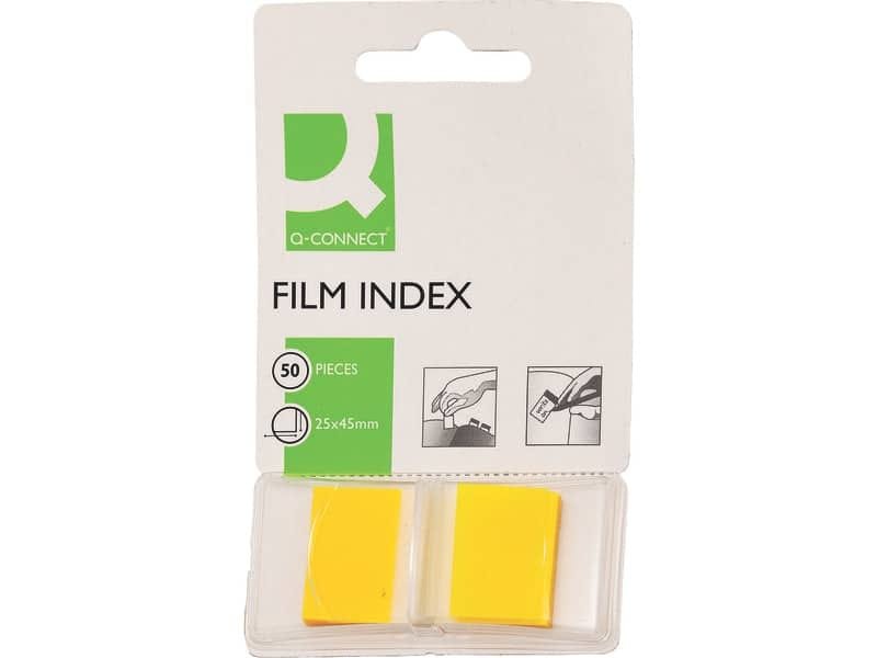 Segnapagina Q-Connect 25×43 mm giallo  blocchetto da 50 – KF03634