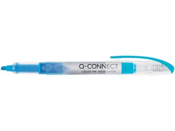 Evidenziatore a penna Q-Connect 1-4 mm blu KF00399