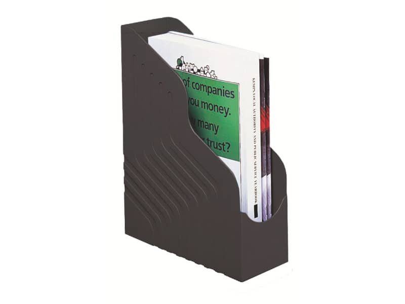 Portariviste King Mec Magazine Rack Jumbo – dorso 10 cm nero 49110
