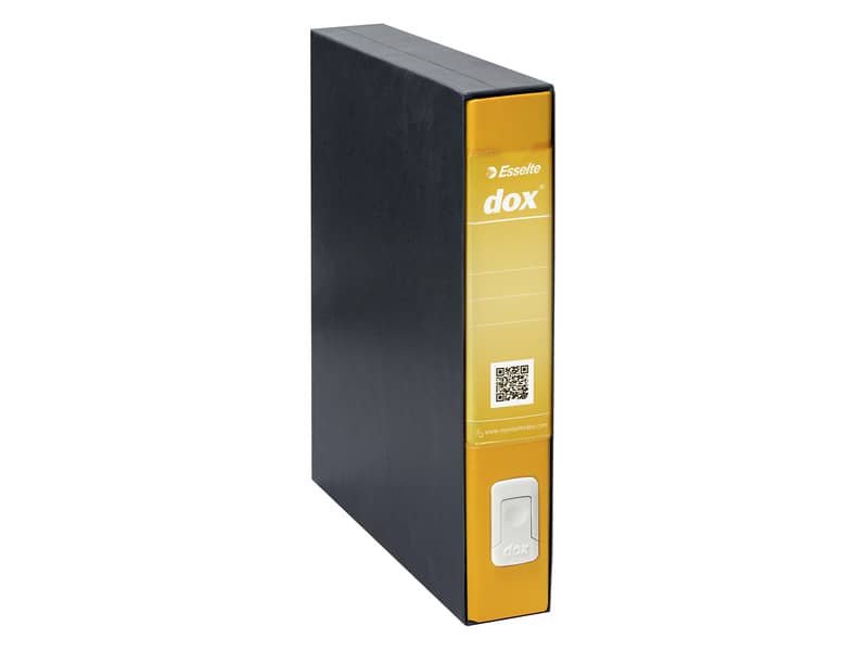 Registratore a leva DOX4 Commerciale 28,5×31,5 cm – dorso 5 cm giallo – D26406