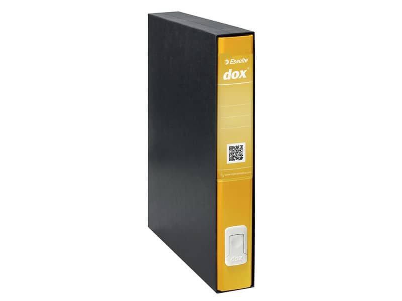 Registratore a leva DOX5 Protocollo 28,5×35 cm – dorso 5 cm giallo D26506
