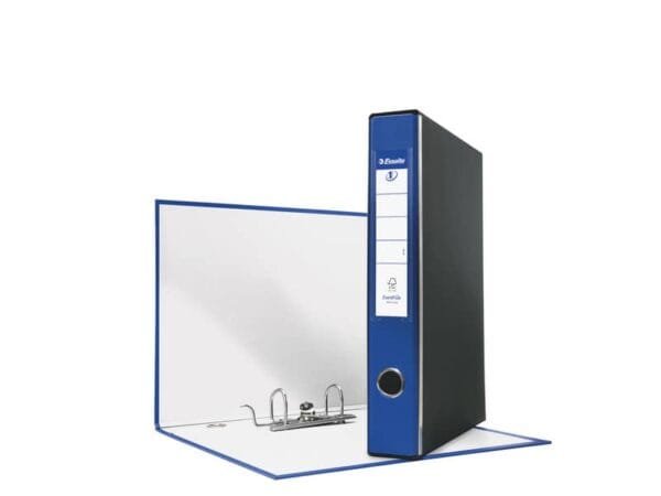 Registratore con custodia Esselte G52 EUROFILE commerciale dorso 5 cm cartone rivestito in PP blu - 390752050