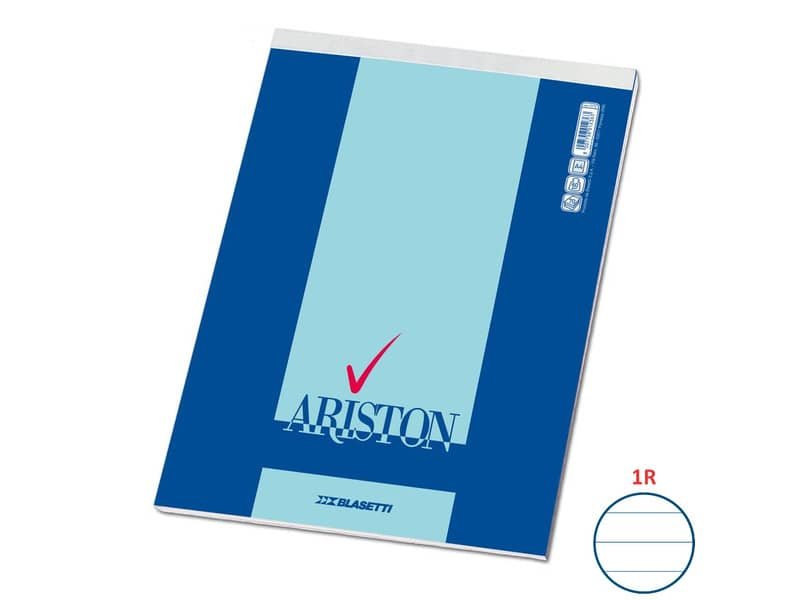 Blocco con punto metallico Blasetti Ariston 70 ff righe 1R A4 – 21×29,7 mm 1070