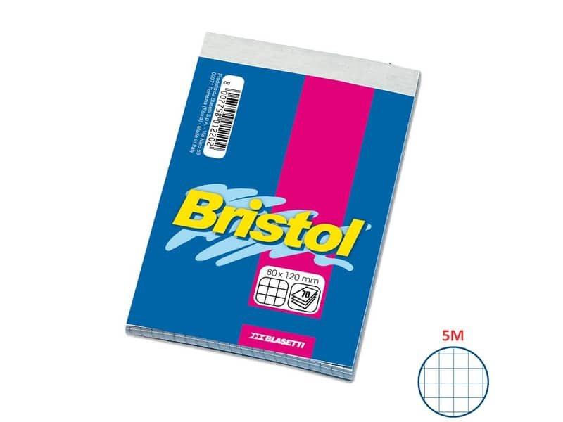 Blocco punto metallico Blasetti Bristol – 70 ff A7 – quadr. 5 mm 1025