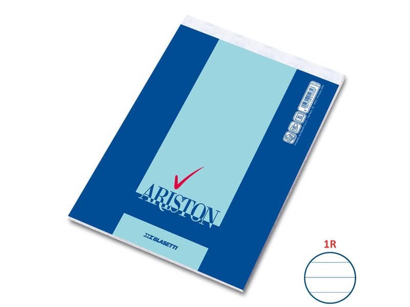 Blocco con punto metallico Blasetti Ariston 70 ff righe 1R A5 – 15×21 cm 1067