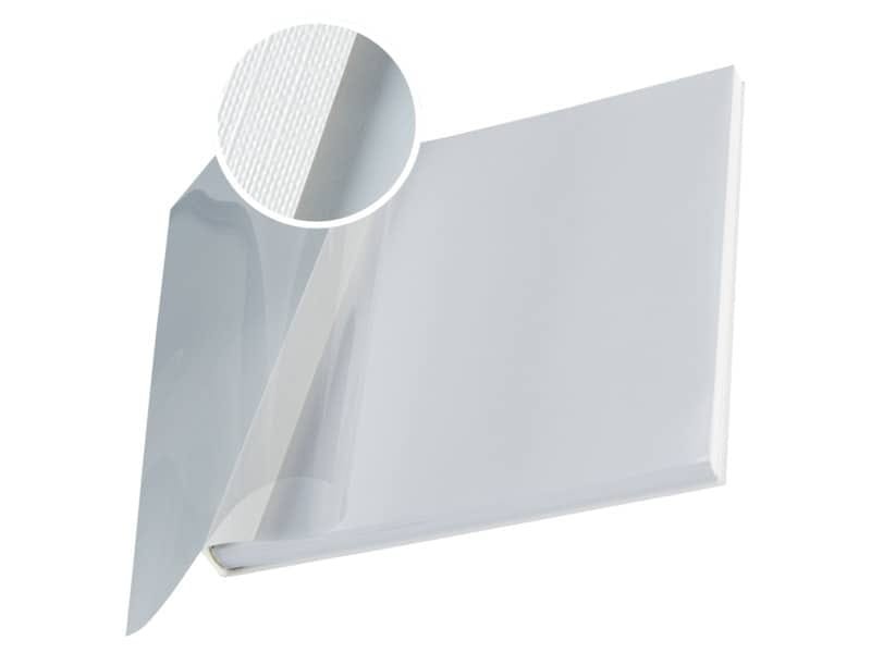 Copertina flessibile max 106-140 fogli Leitz impressBIND in PPL con dorso da 14 mm A4 bianco  conf. da 10 – 74150001
