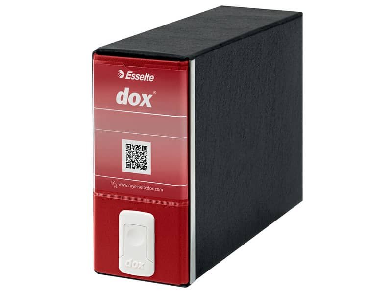 Registratore a leva DOX3 Memorandum dorso 8 cm – formato 23×18 cm rosso 263B1