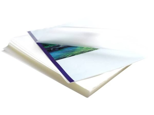 Pouches per plastificatrici Fellowes Standard Enhance80 finitura opaca - 2x80 æm - A3 - Conf. 100 pezzi - 5452003