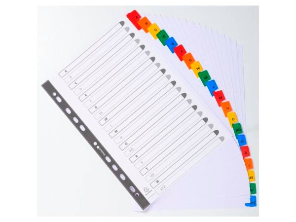 Intercalari stampati in digitale Exacompta Protect'o cartoncino A4 160g/mq 20 tasti AZ - 1111E