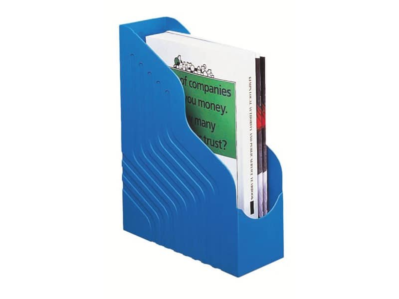 Portariviste King Mec Magazine Rack Jumbo – dorso 10 cm blu 49104