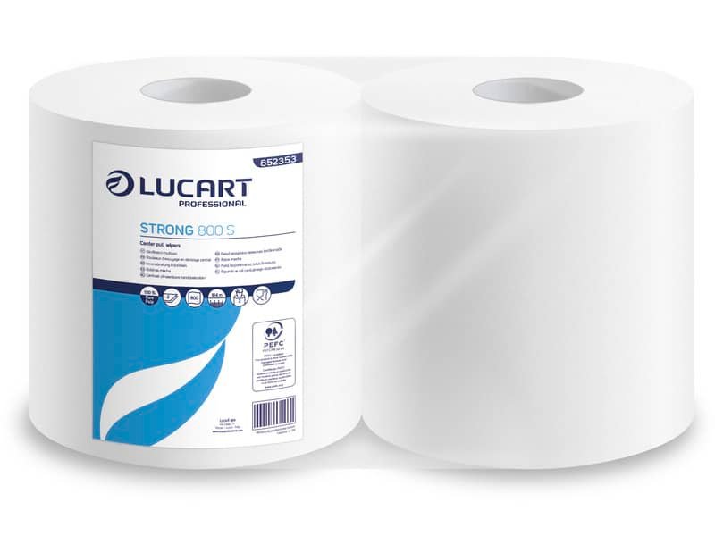 Bobina multiuso Lucart 2 veli  2 rotoli da 800 strappi – 852353