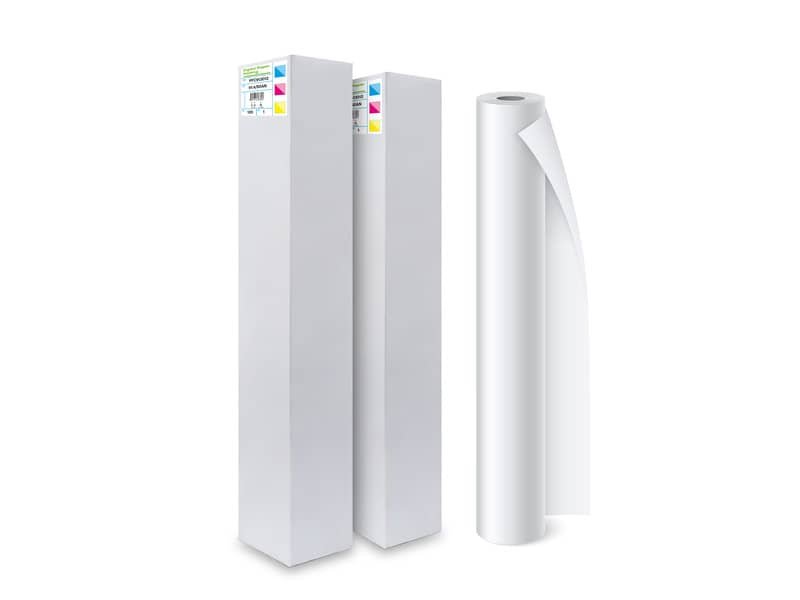 Rotoli carta plotter Rotolificio Pugliese pura cellulosa opaca Cristal 90 g/mq 61 cm x 50 m – conf. 4 pezzi D61P49