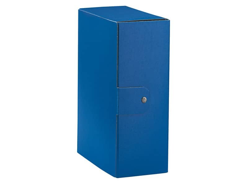 Cartella portaprogetti Esselte C32 EUROBOX dorso 12 cm presspan biverniciato blu – 390332050