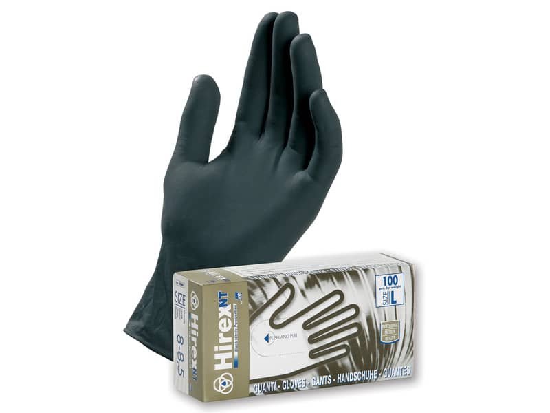Guanto monouso ambidestro in nitrile Icoguanti nero XL conf. da 100 – ESBN/XL