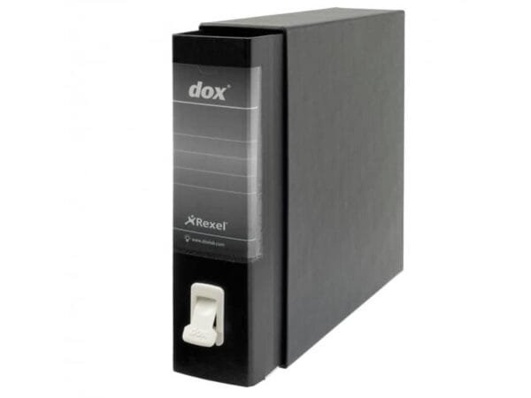 Registratore a leva DOX1 Commerciale 28,5x31,5 cm - dorso 8 cm nero D26110
