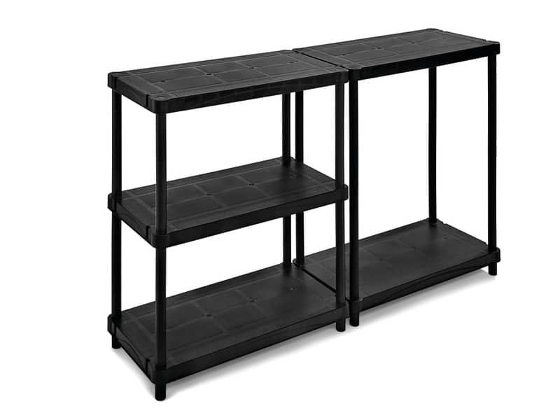 EC – Scaffale a 5 ripiani TERRY Modulo 4080/5C 80x40x173,4 H cm nero 1002694