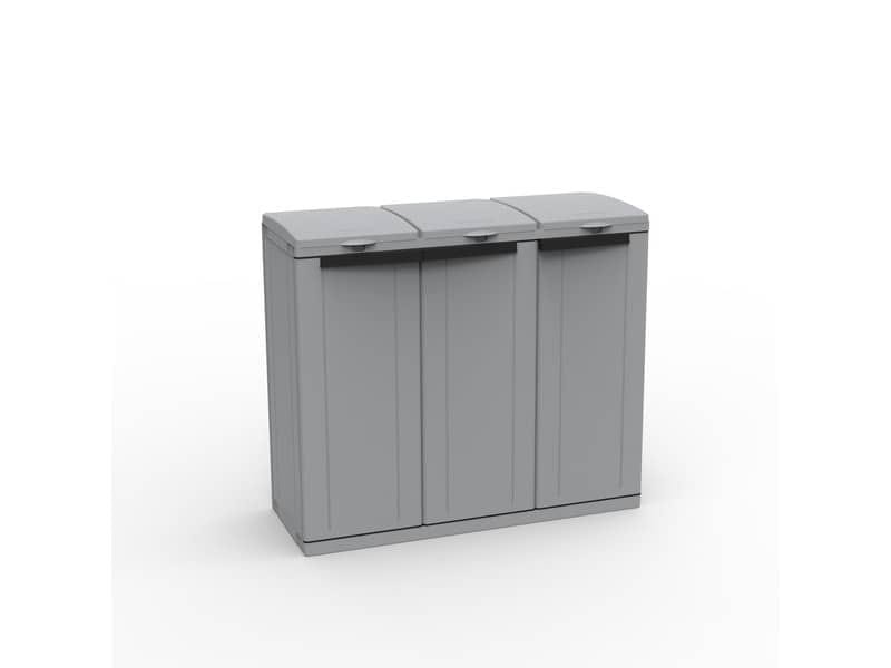 Armadietto a tre ante raccolta rifiuti TERRY EcoLine 3 – compatibile con contenitori serie ecobin – 1003056
