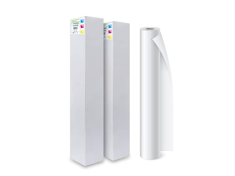 Rotolo carta plotter Rotolificio Pugliese pura cellulosa opaca Cristal 90 g/mq 62,5 cm x 50 m -D62P19