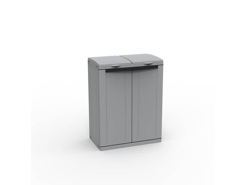 Armadietto a due ante raccolta rifiuti TERRY EcoLine 2 – compatibile con contenitori serie ecobin – 1003055