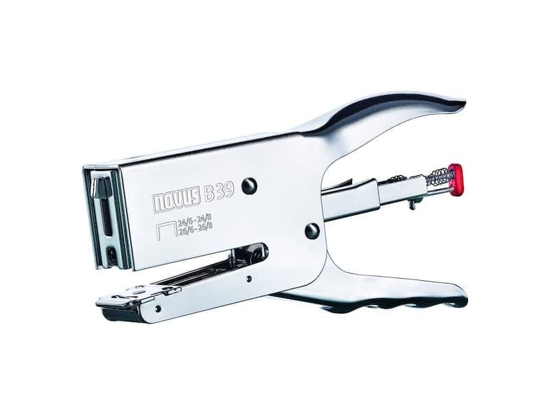 Cucitrice a pinza Novus B39 cromata – fino a 50 fogli H106039