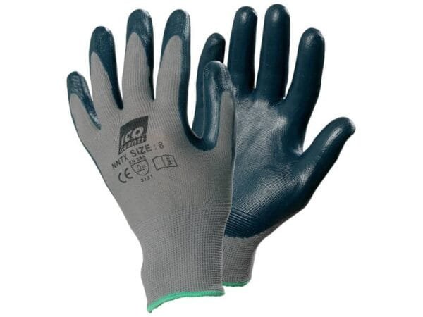 Guanti riusabili Icoguanti in nylon/nitrile L blu NNT/LARGE