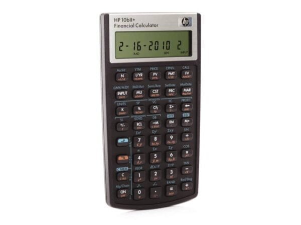 Calcolatrice scientifica HP 10bII+ con display a 12 cifre nero/argento HP-10BIIPLUS/UUZ