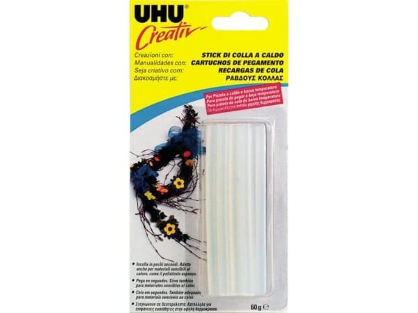 Stick colla a caldo Uhu ? 7 mm  Conf. 15 pezzi - 44181